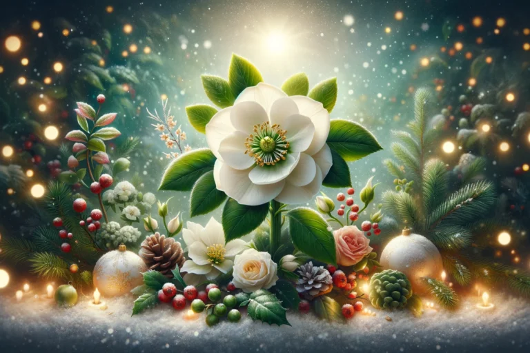 Rose-de-noel la rose de Noël