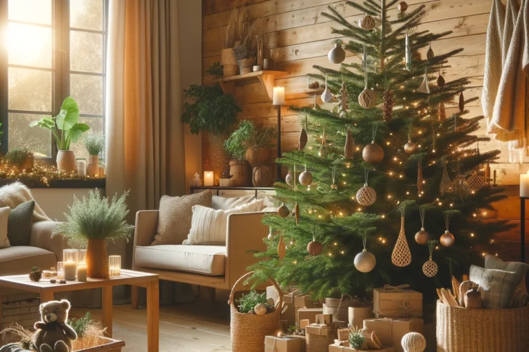 Sapin de Noël dans chalet Sapin de Noël dans chalet